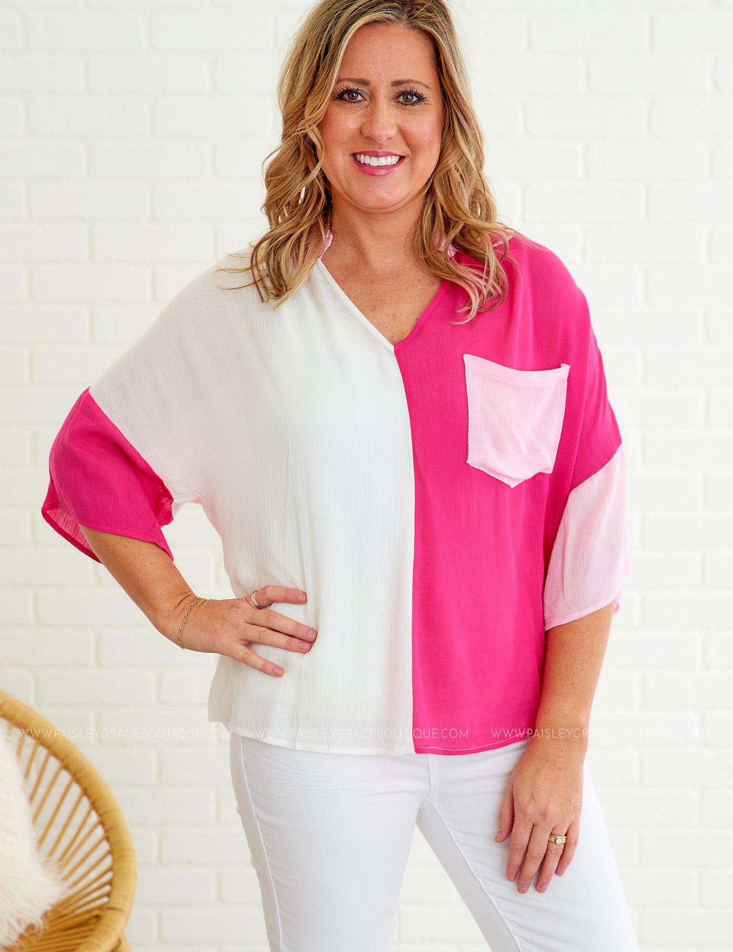 Where We Started Top - Hot Pink - LAST ONES FINAL SALE