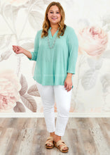 Load image into Gallery viewer, Close Call Top - Mint - FINAL SALE CLEARANCE
