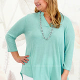 Close Call Top - Mint - LAST ONES FINAL SALE