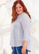 Load image into Gallery viewer, Close Call Top - Grey - FINAL SALE CLEARANCE
