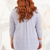Close Call Top - Grey - LAST ONES FINAL SALE