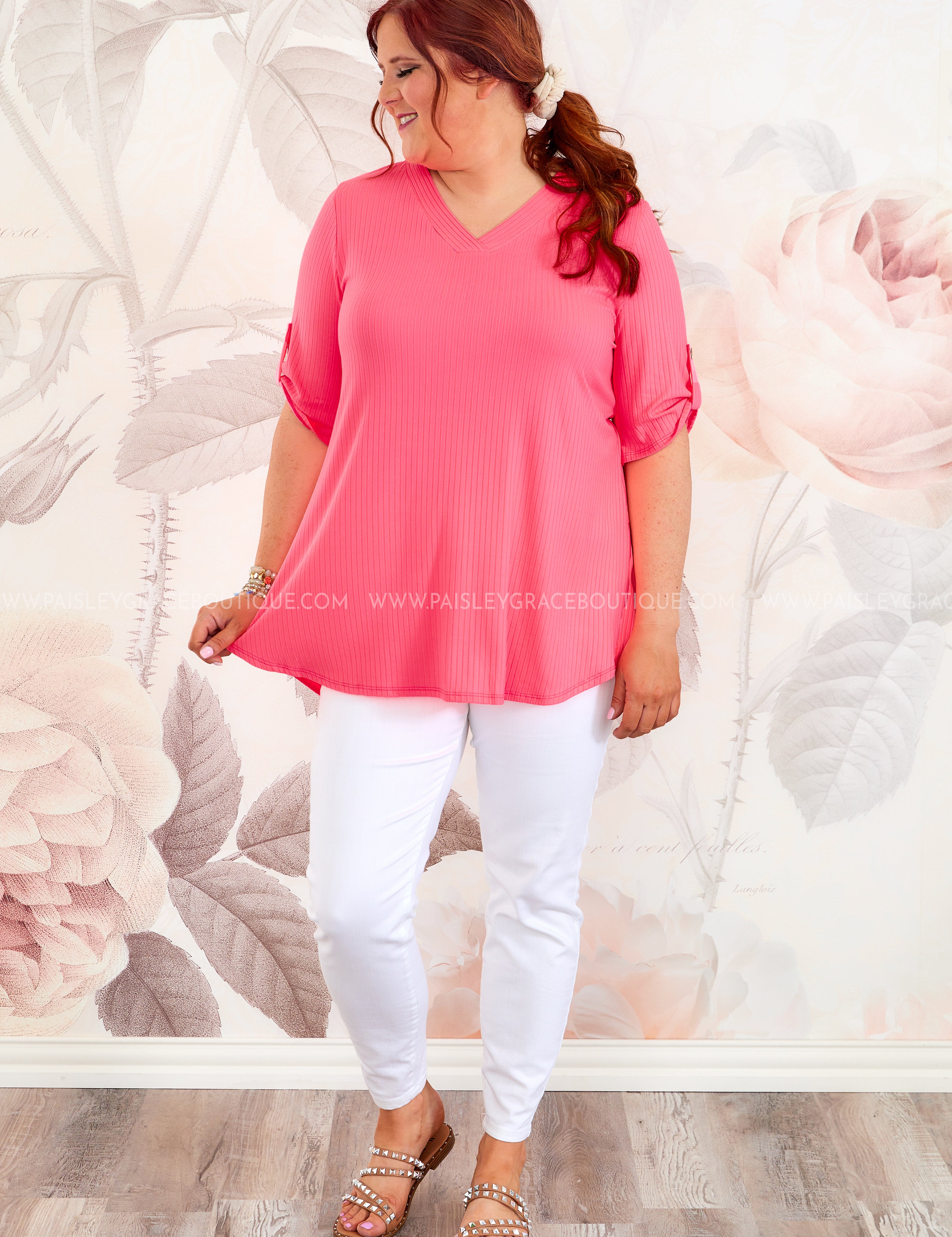 Skyla Top - Pink - LAST ONES FINAL SALE