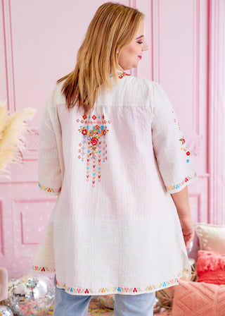 Chrisley Embroidered Kimono - FINAL SALE