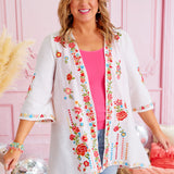 Chrisley Embroidered Kimono - LAST ONES FINAL SALE
