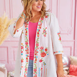 Chrisley Embroidered Kimono - LAST ONES FINAL SALE