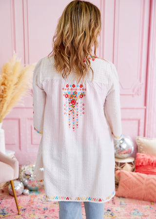 Chrisley Embroidered Kimono - FINAL SALE