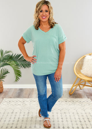 Love Me Better Top - Sage - FINAL SALE