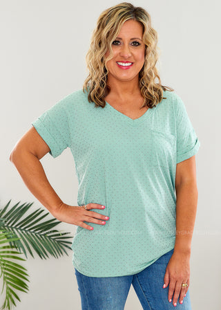 Love Me Better Top - Sage - FINAL SALE