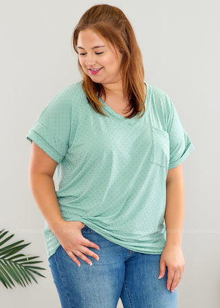 Love Me Better Top - Sage - FINAL SALE