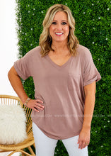 Load image into Gallery viewer, Basic Needs Tee - DARK TAUPE - LAST ONES FINAL SALE
