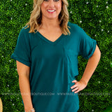 Basic Needs Tee - HUNTER - LAST ONES FINAL SALE
