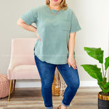 Natural Ambition Top - Sage* LAST ONES FINAL SALE *
