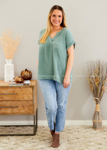 Carter Top - SAGE - FINAL SALE CLEARANCE