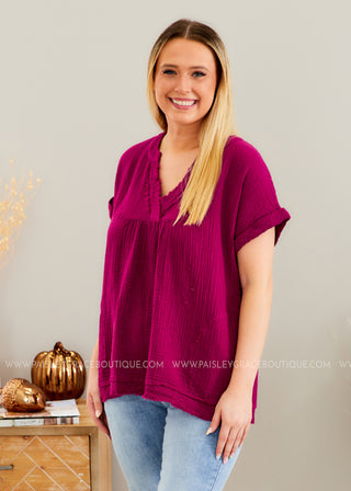 Carter Top - ORCHID - LAST ONE FINAL SALE