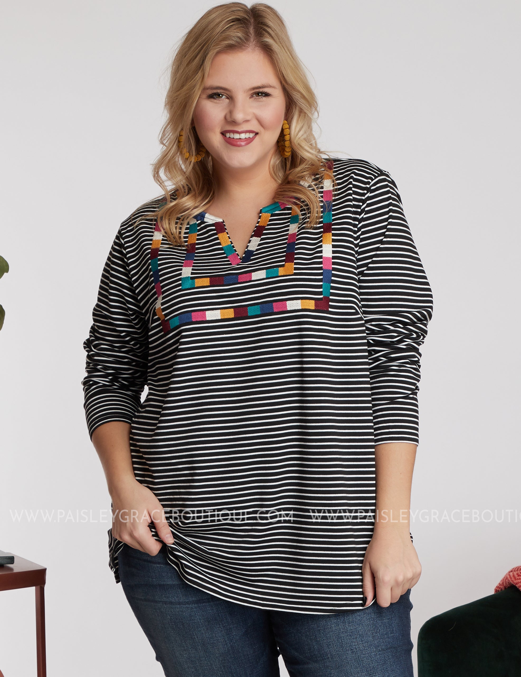 Cross The Line Top- BLACK - LAST ONES FINAL SALE