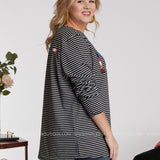 Cross The Line Top- BLACK - LAST ONES FINAL SALE