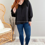Swoon Lagoon Top - Black - LAST ONES FINAL SALE