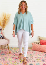 Load image into Gallery viewer, Divine Flirt Top - Mint - FINAL SALE
