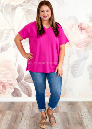 Phoebe Top - Magenta* FINAL SALE *