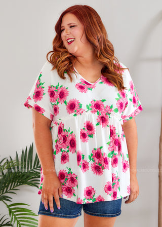 Make Some Blooms Top - LAST ONE FINAL SALE