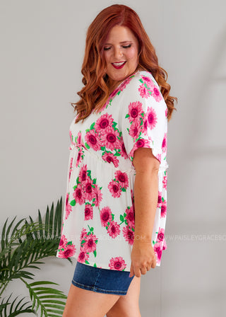 Make Some Blooms Top - LAST ONE FINAL SALE