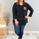 Just Can't Help It Top - Black - LAST ONES FINAL SALE