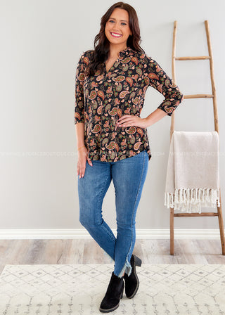 Perfectly Paisley Top - FINAL SALE