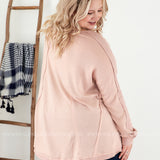 Calm & Collected Top- BLUSH - LAST ONES FINAL SALE