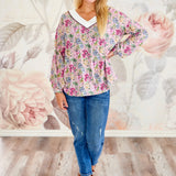 Garden Bliss Top* LAST ONES FINAL SALE *