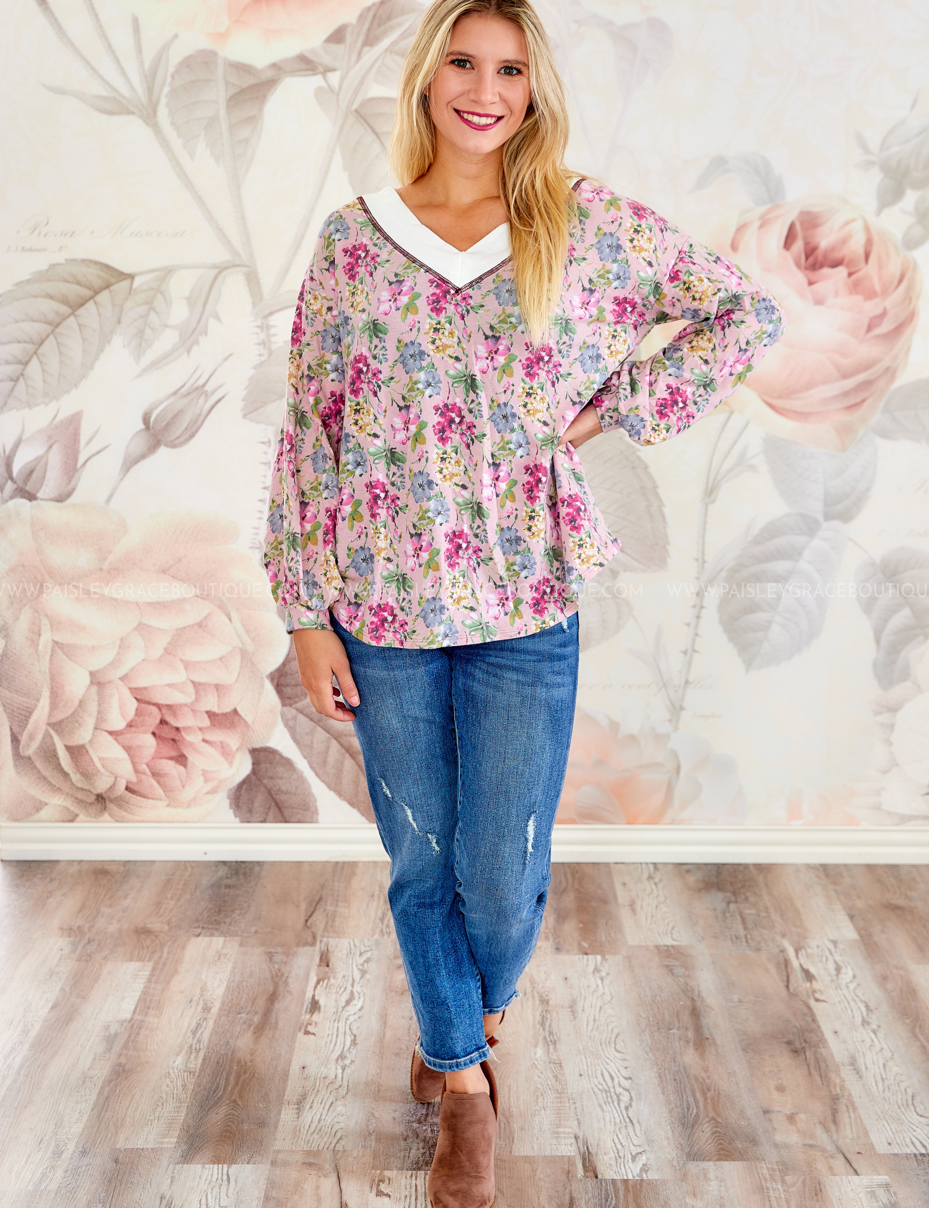 Garden Bliss Top* LAST ONES FINAL SALE *