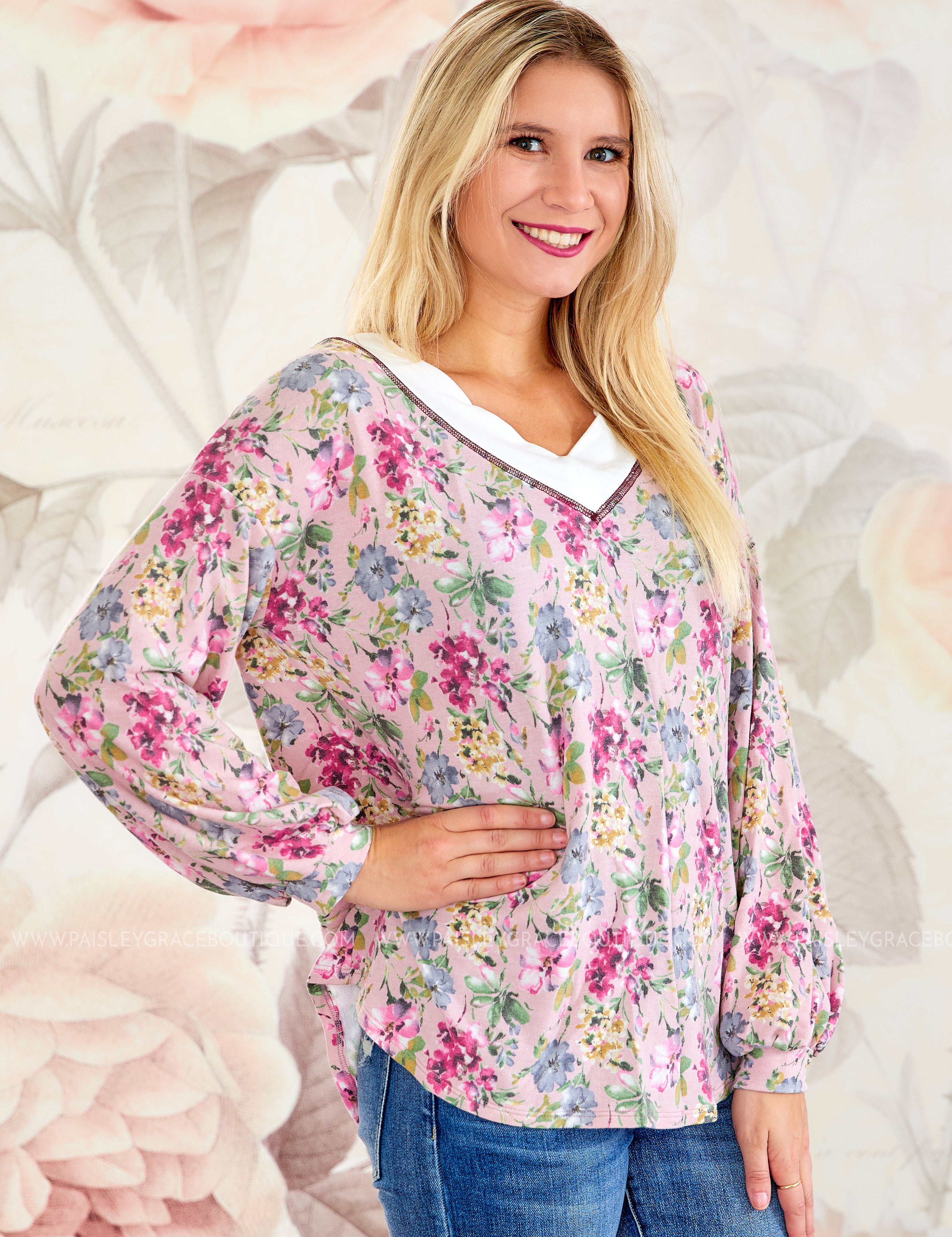 Garden Bliss Top* LAST ONES FINAL SALE *