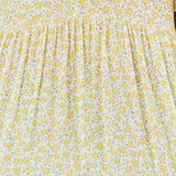 Yellow Floral Top with Crochet Detail - LAST ONES FINAL SALE