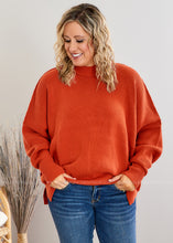 Load image into Gallery viewer, Chasing the Winds Sweater -Rust - FINAL SALE

