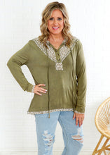 Load image into Gallery viewer, Davina Hoodie - Olive - FINAL SALE
