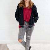 Bear the Cold Bomber Jacket - ALL STAR SALE - LAST ONES FINAL SALE