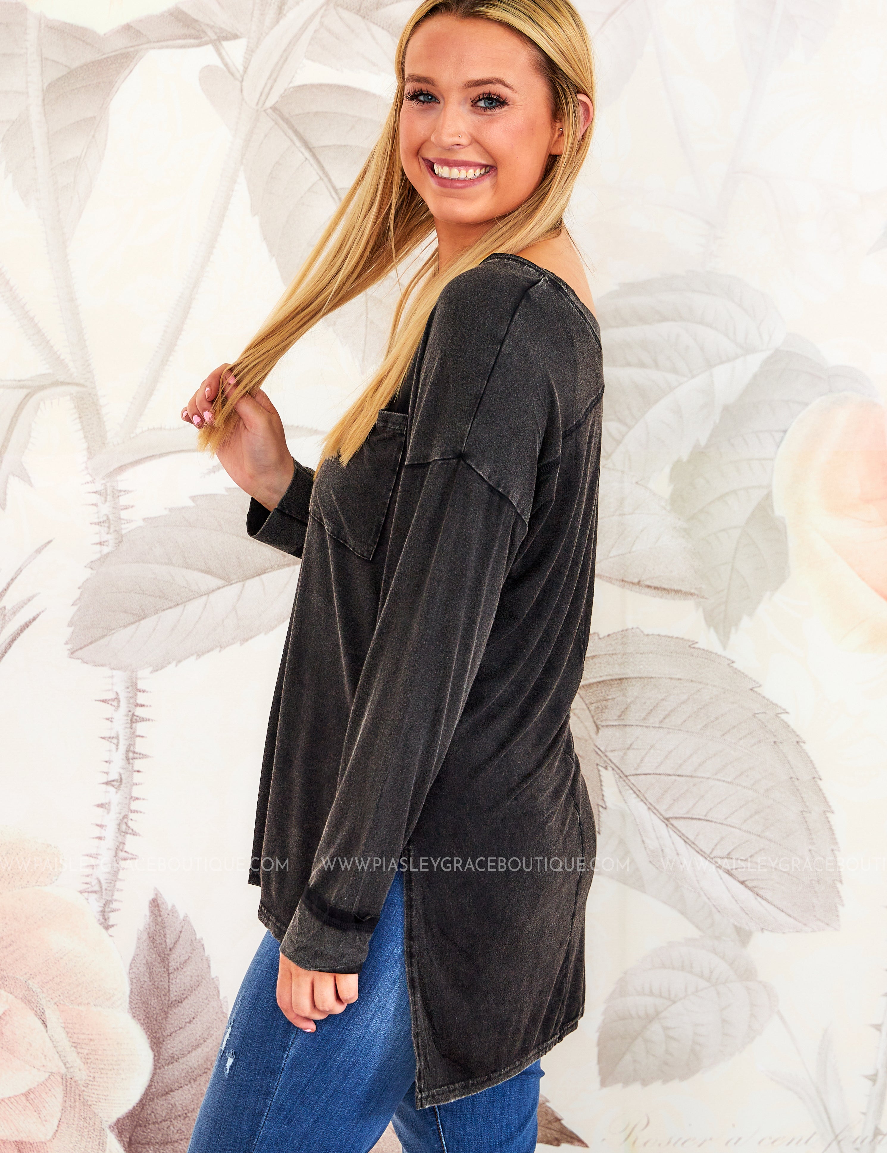 Wilma Top - Black - LAST ONES FINAL SALE
