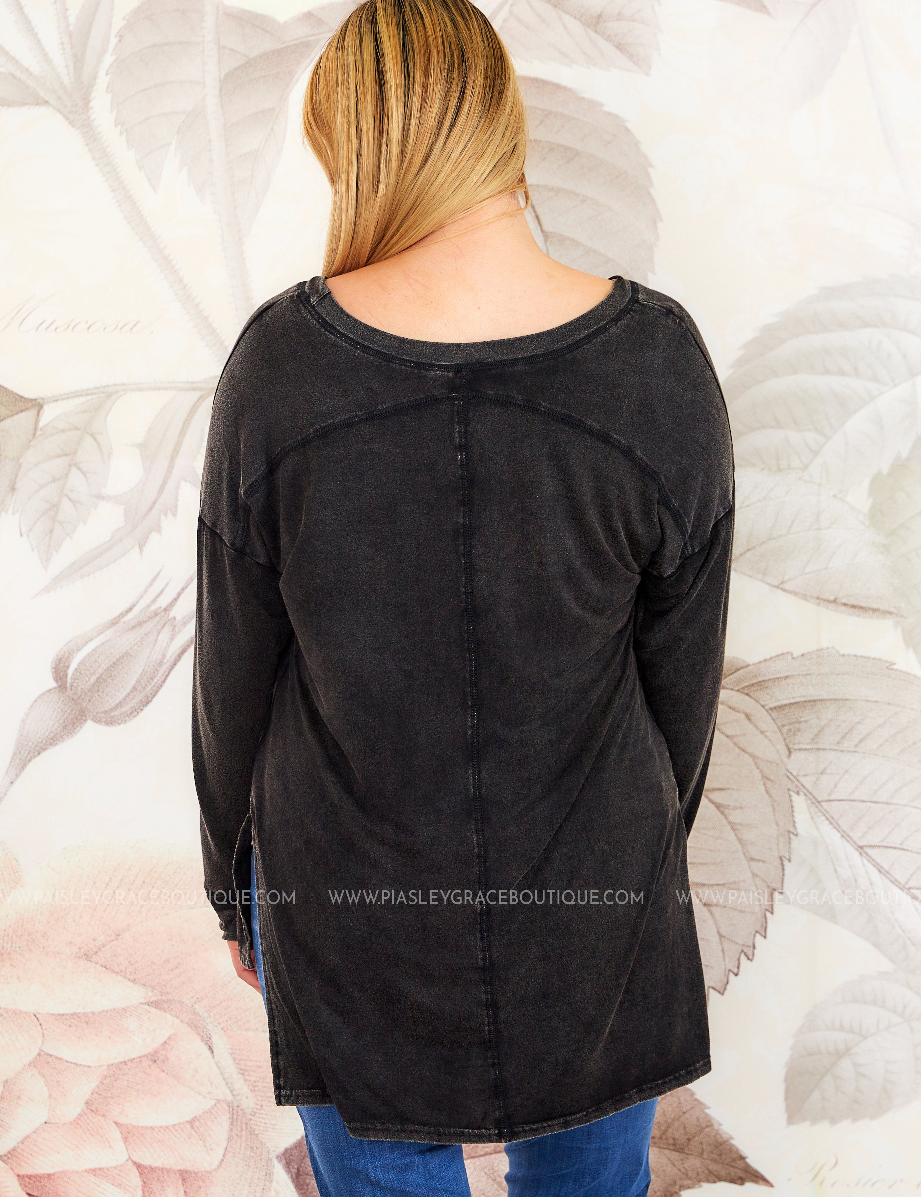 Wilma Top - Black - LAST ONES FINAL SALE