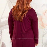 Wilma Top - Burgundy - LAST ONES FINAL SALE