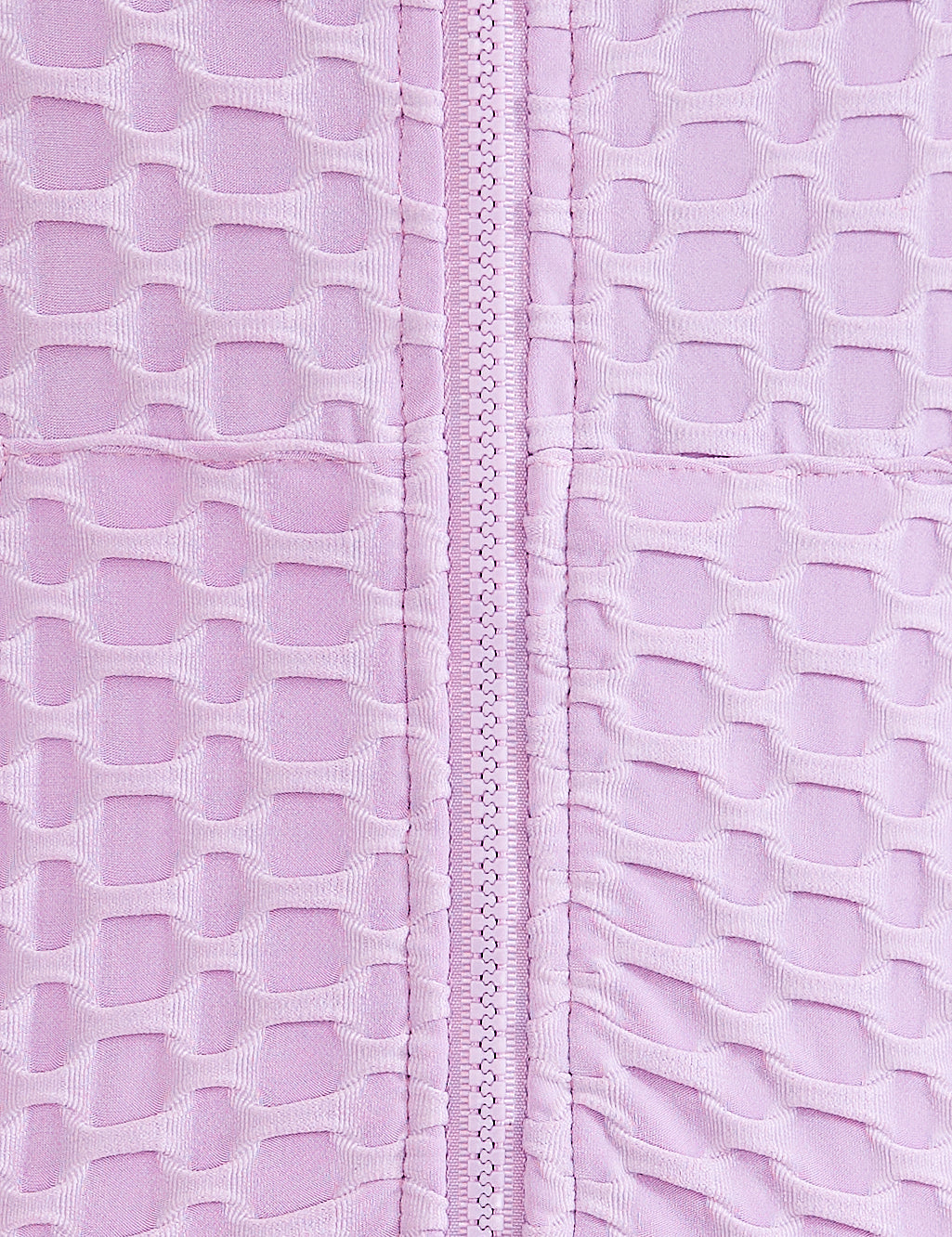 Honeycomb Zip Up - Lilac* LAST ONES FINAL SALE *