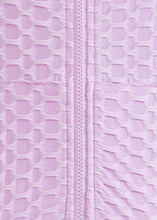 Load image into Gallery viewer, Honeycomb Zip Up - Lilac - FINAL SALE
