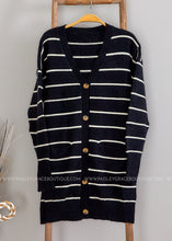 Load image into Gallery viewer, Claudia Striped Cardigan - 2 Colors  - FINAL SALE
