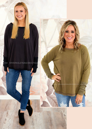 Keegan Top - 2 Colors  - FINAL SALE