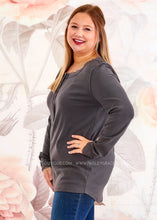 Load image into Gallery viewer, Day Trip Top - Grey - FINAL SALE
