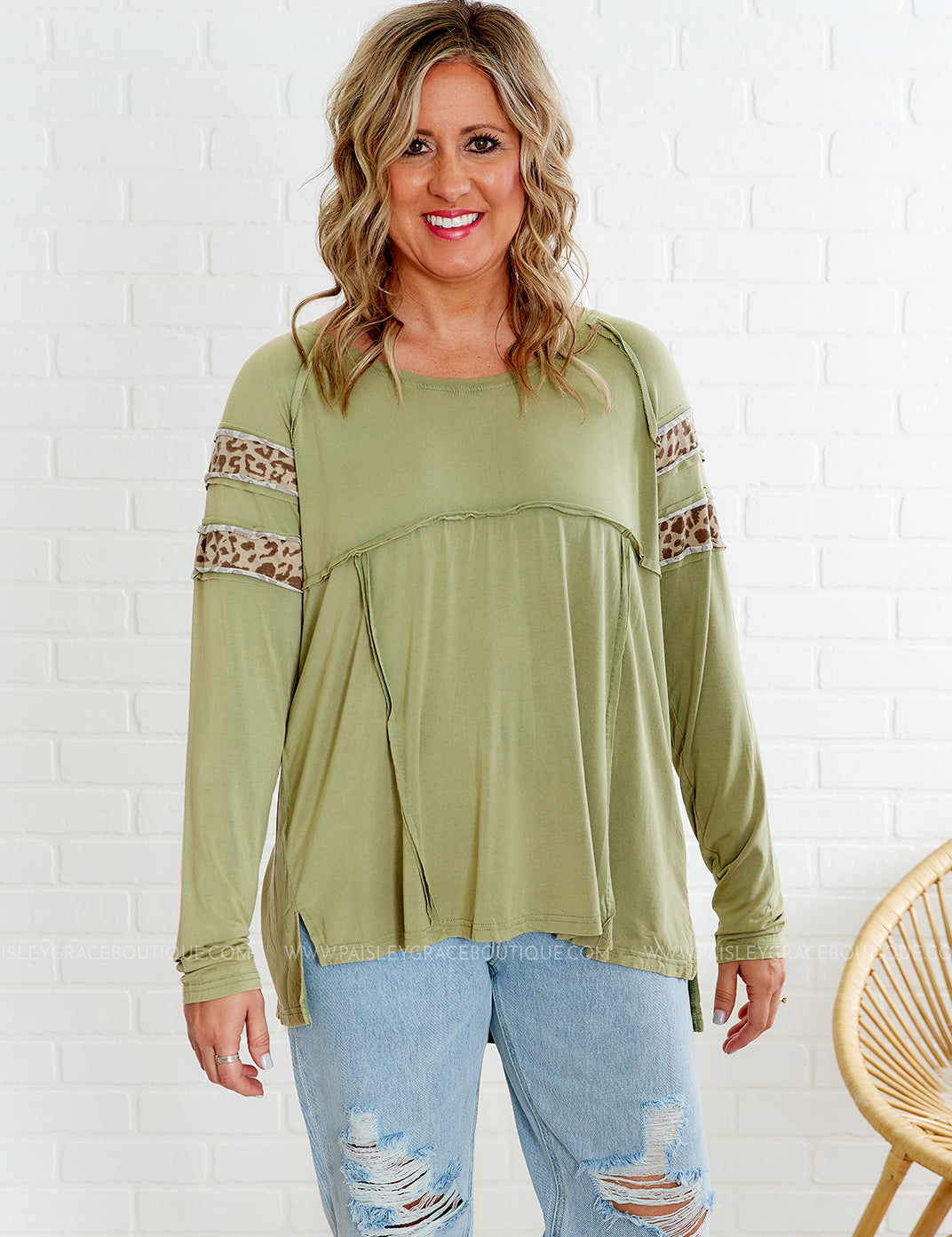 Hometown Glory Top - Olive* LAST ONES FINAL SALE *