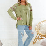 Hometown Glory Top - Olive* LAST ONES FINAL SALE *