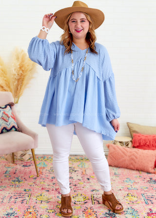Whimsical Wonder Top - Blue* FINAL SALE *