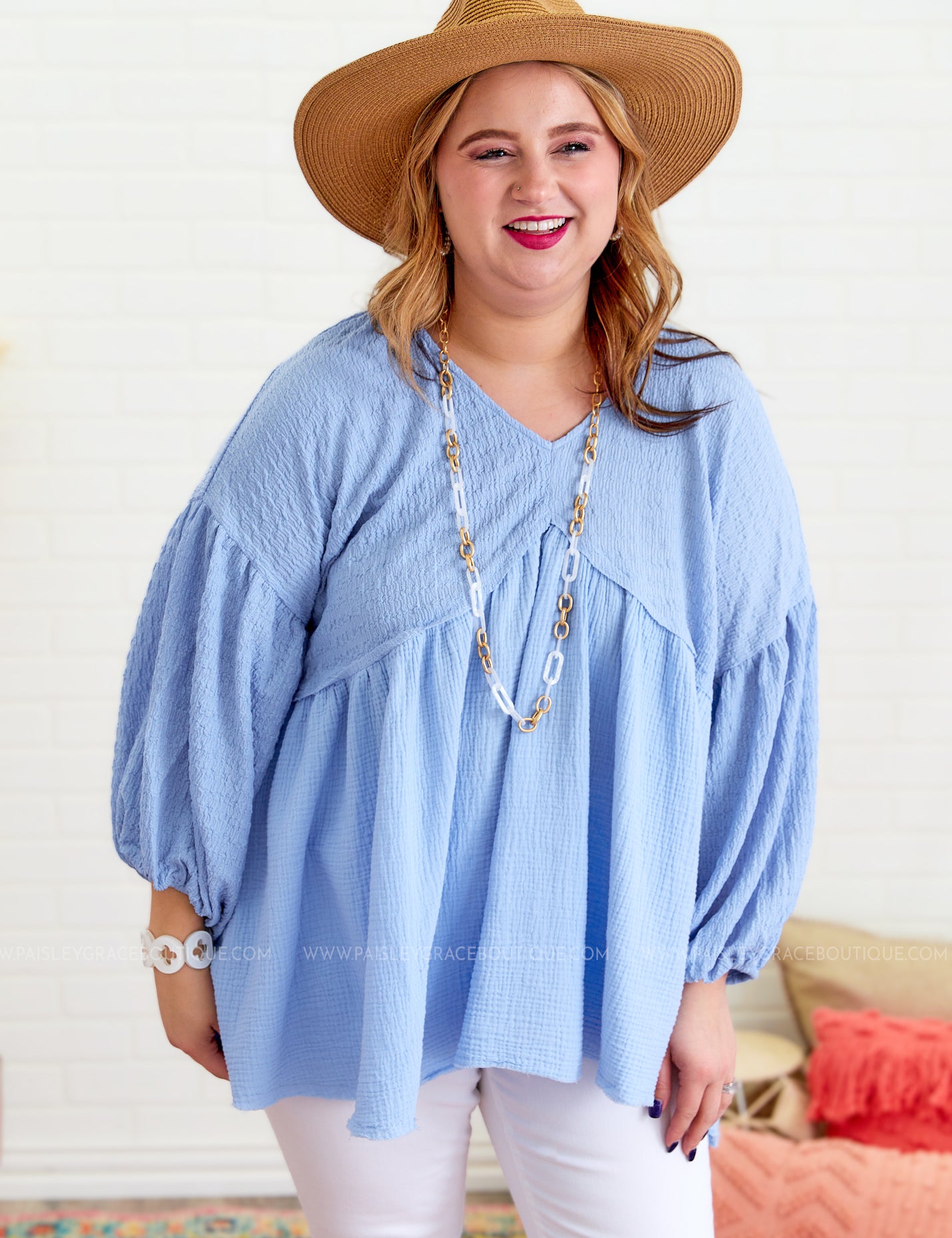 Whimsical Wonder Top - Blue* LAST ONES FINAL SALE *