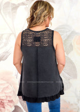 Load image into Gallery viewer, Extra Effort Tank - Black - FINAL SALE
