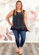 Load image into Gallery viewer, Extra Effort Tank - Black - FINAL SALE
