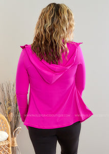 Lyra Activewear Jacket - Hot Pink - FINAL SALE